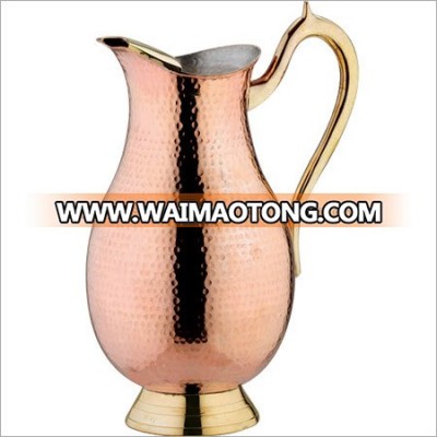 DIMPLED COPPER WATER JUG