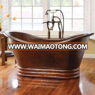 Copper Bath Tub , 100% Pure copper bath tub , Copper tub for hotel and resort