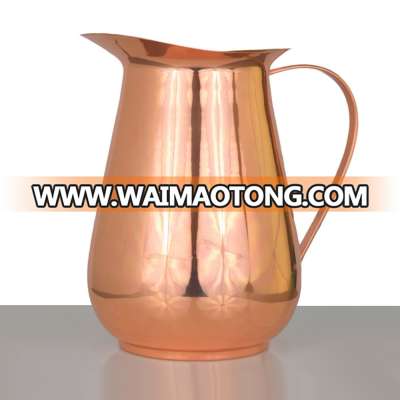 BRASS HANDLE COPPER WATER JUG