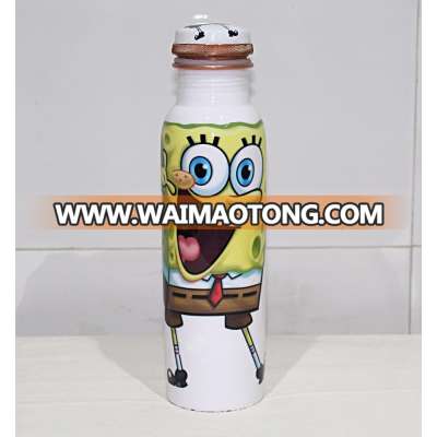 PRINTED SPONGE BOB COPPER WATER BOTTLE