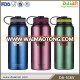 32 oz custom logo thermos vacuum flask sport water bottle vacuum insulated stainless steel water bottle with plastic lid